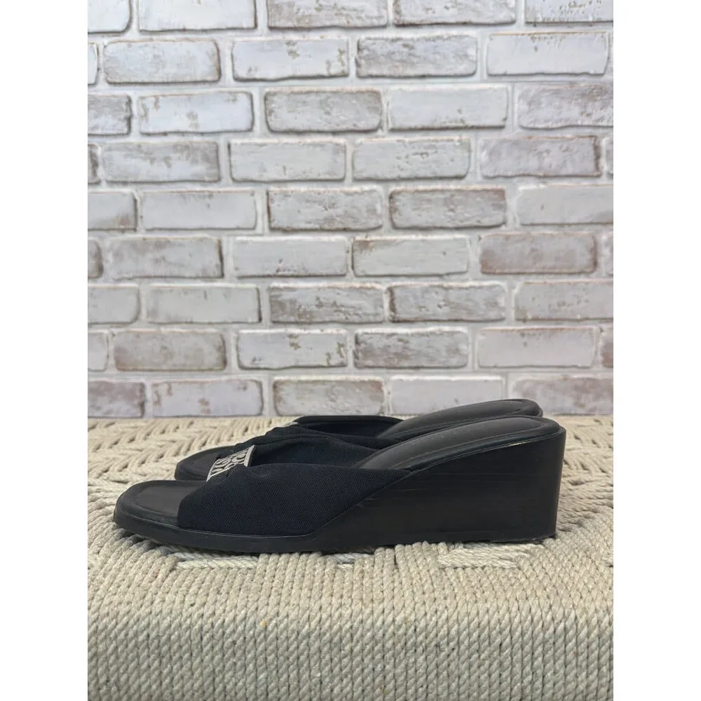 Brighton Wedges – Black, Size 8.5 – Good Condition